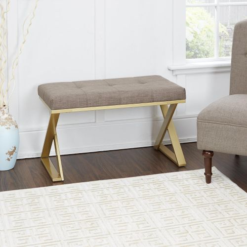  Silverwood CPFH1044-GLD-BPU Vanity Bench 16 x 32 Gold