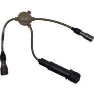 Silynx Communications AA Battery In-Line Cable Adapter with MQDC for FORTIS Control Box (Tan)