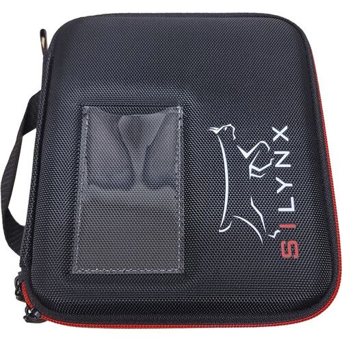  Silynx Communications Clarus/FORTIS Kit Pouch With Zipper (Black and Red with Silynx Logo)