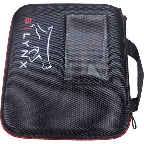  Silynx Communications Clarus/FORTIS Kit Pouch With Zipper (Black and Red with Silynx Logo)