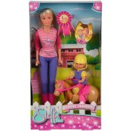 Simba Steffi Love Horse Training Doll, 11-inch Height, Multicolor, Includes Evi Doll, Pony and Many Acessories, for Girls, Birthday Gift, Collection