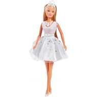 Simba 105733465 Steffi Love Doll in Glitter Dress, Decorated with Swarovski Crystals, Multi-Coloured