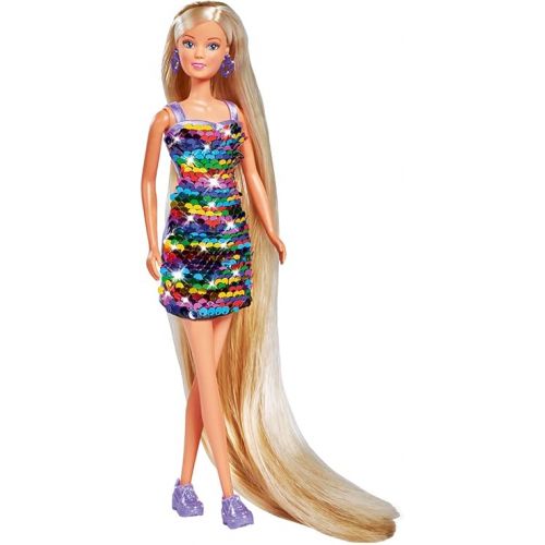  SIMBA Doll: Steffi, Doll Hair Playset, 2 Pieces, Includes Hair Clipss and Comb, Create Endless Hair Styles, For Ages 3 and up