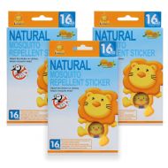 Simba Natural Mosquito Repellent Sticker (16pcs) with Citronella and Lemon Extract/ No DEET, Extra...