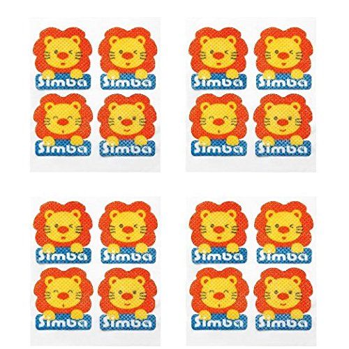  Simba Natural Mosquito Repellent Sticker (16pcs) with Citronella and Lemon Extract/ No DEET, Extra...