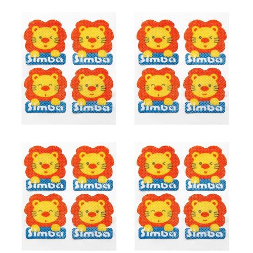  Simba Natural Mosquito Repellent Sticker (16pcs) with Citronella and Lemon Extract/ No DEET, Extra...