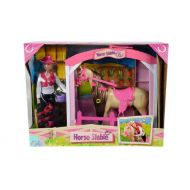 [아마존핫딜]Simba Steffi Love 10 573 0373 Doll with Horse and Stable Plus Accessories