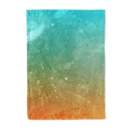  SimbaDeco Sherpa Fleece Throw Blanket for Kids Cute Colorful Marble Gradient with White Dots Artistic Blankets for Living Room Soft Cozy Fluffy Flannel Sofa Bedding Travel Blankets