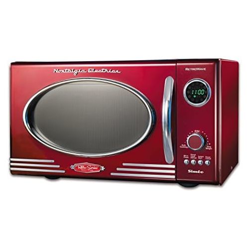  [아마존베스트]Simeo FC 810 microwave / 800 W / 27 L / cooking chamber / electronic program control / retro design.