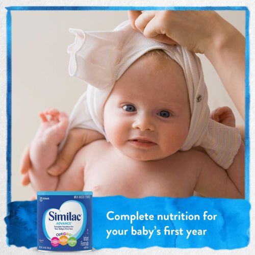  [아마존베스트]Similac Advance Infant Formula with Iron, Powder, One Month Supply, 36 Ounce (Pack of 3)