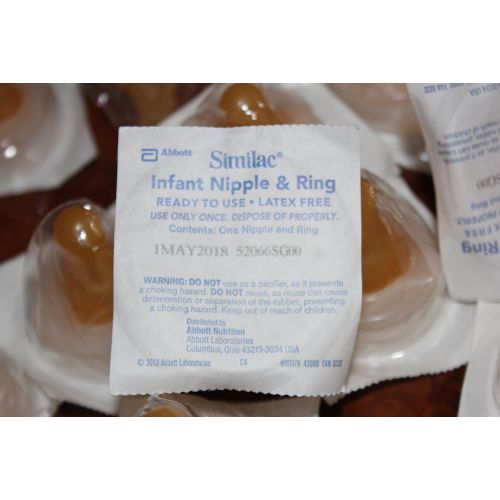  [아마존베스트]Similac infant nipples & rings, Standard Flow, Ready To Use, Case of 25