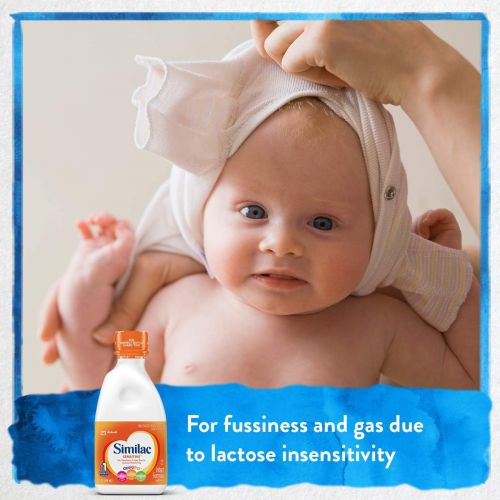  [아마존베스트]Similac Sensitive Infant Formula with Iron, Ready to Feed, 1 qt (Pack of 6) (Pack May Vary)