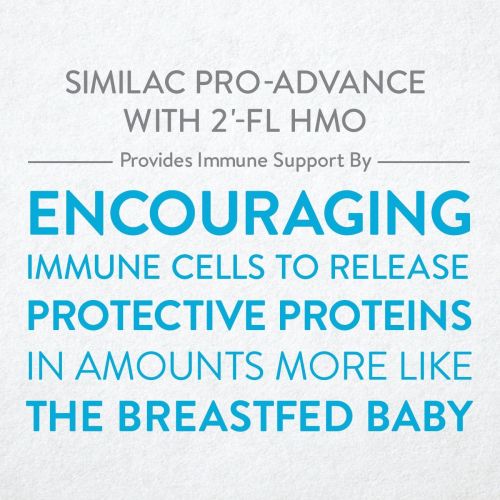  [아마존베스트]Similac Pro-Advance Non-GMO Infant Formula with Iron, with 2-FL HMO, for Immune Support, Baby Formula, Powder Stickpacks, 64 Count
