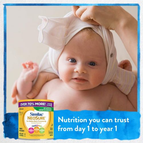  [아마존베스트]Similac NeoSure Infant Formula with Iron, For Babies Born Prematurely, Powder, 22.8 oz (4 Count)