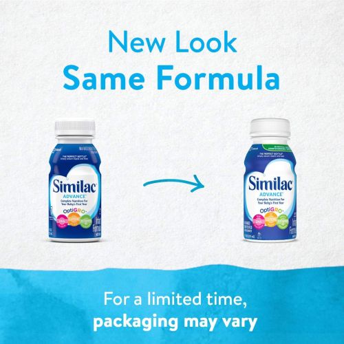  [아마존베스트]Similac Advance Infant Formula with Iron, Baby Formula, Ready to Feed, 8 fl oz (Pack of 24)