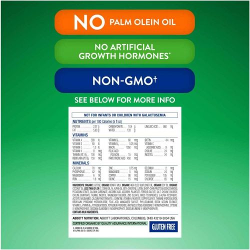  Similac Organic Non-GMO Infant Formula, Powder, Baby Formula, 23.2 ounces, 6 Count