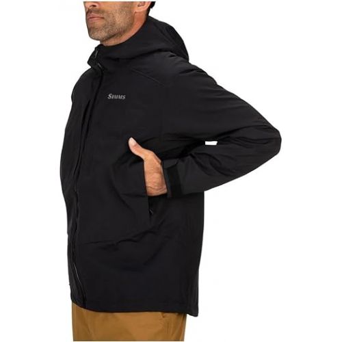 심스 Simms Men's Freestone Wading Jacket - Waterproof Fishing Jacket w/Pockets & Adjustable Hood, Severe Wet Condition Rain Coat