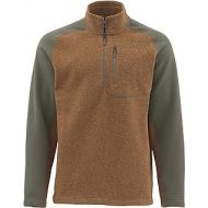 Simms Men’s Rivershed 50 UPF Fleece Sweater, Sun Protection Zipper Jacket