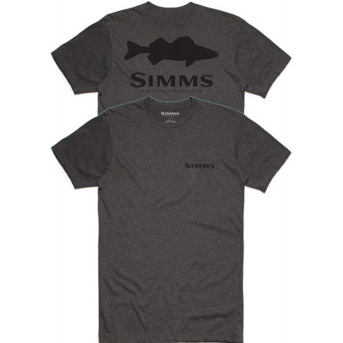 심스 Simms Mens Walleye Logo T-Shirt