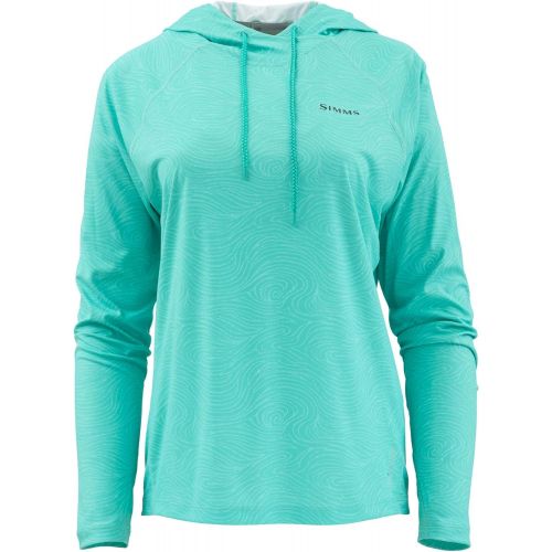 심스 Simms Women’s Solarflex Printed Fishing Hoody with UPF 50+