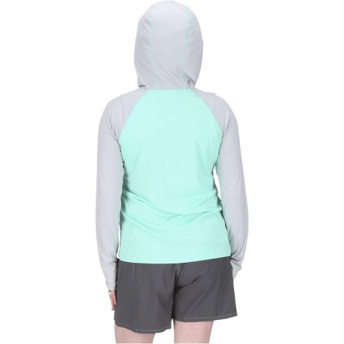 심스 Simms Women’s Solarflex Fishing Hoody Shirt with UPF 50