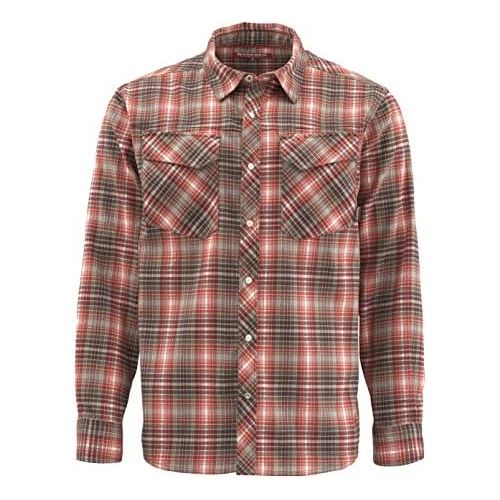 심스 Simms Men’s Gallatin UPF 50+ Flannel Shirt