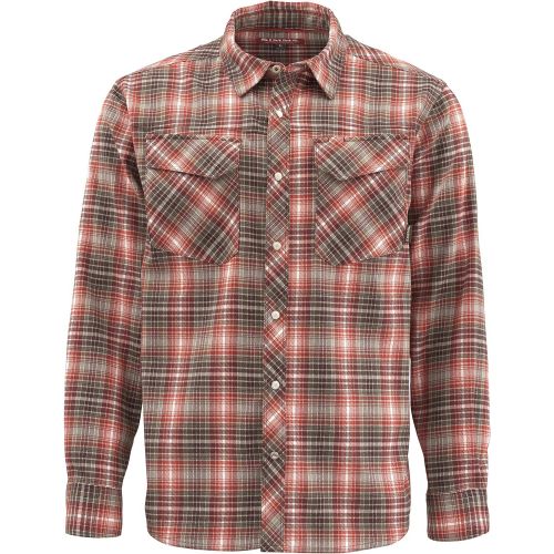 심스 Simms Men’s Gallatin UPF 50+ Flannel Shirt