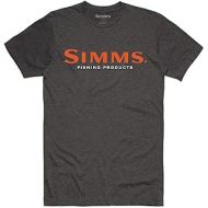 Simms Logo T-Shirt  Mens Short Sleeve Crewneck Tee