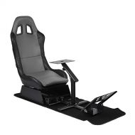 Simoner Racing Simulator Seat with Steering Wheel Support, Video Game Driving Simulator Cockpit Gaming Chair with Gear Shifter Mount for PS2 PS3 PS4 Xbox Xbox 360 Xbox One (Black&G