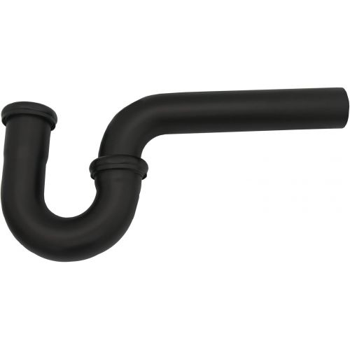  Simpatico 31011OB 1-12 P-Trap with 17 Gauge Brass Tubular, Dark Oil Rubbed Bronze