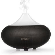 [아마존베스트]Simpeak Aroma Diffuser 100mL, LED Ultraschall Duftzerstauber Essential Oil Aromatherapie Diffusor Tragbar Kompatibel fuer Babies Kinder Haus Yoga Buero Spa Schlafzimmer - Dunkle Holz