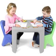 Simplay3 216080 Play Around Table and Chairs, Multi