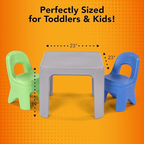  Simplay3 216080 Play Around Table and Chairs, Multi