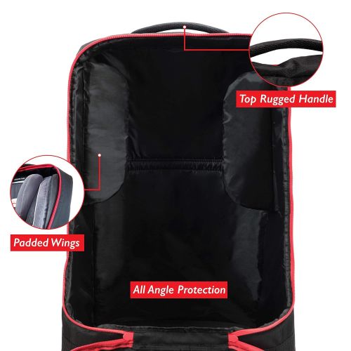  [아마존베스트]Simple Being Baby Car Seat Travel Bag, Gate Check, Infant Carriers Booster Cover Protector for Air...