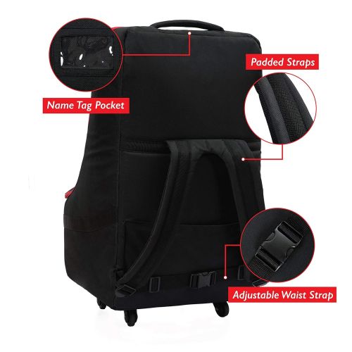  [아마존베스트]Simple Being Baby Car Seat Travel Bag, Gate Check, Infant Carriers Booster Cover Protector for Air...