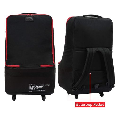  [아마존베스트]Simple Being Baby Car Seat Travel Bag, Gate Check, Infant Carriers Booster Cover Protector for Air...