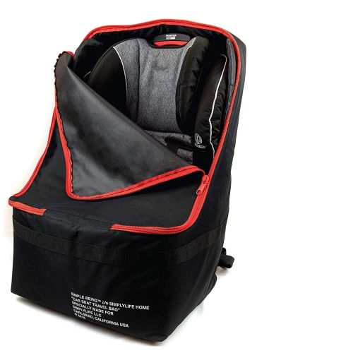  [아마존베스트]Simple Being Baby Car Seat Travel Bag, Gate Check Backpack Infant Carriers Booster Cover...