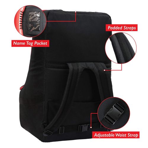  [아마존베스트]Simple Being Baby Car Seat Travel Bag, Gate Check Backpack Infant Carriers Booster Cover...