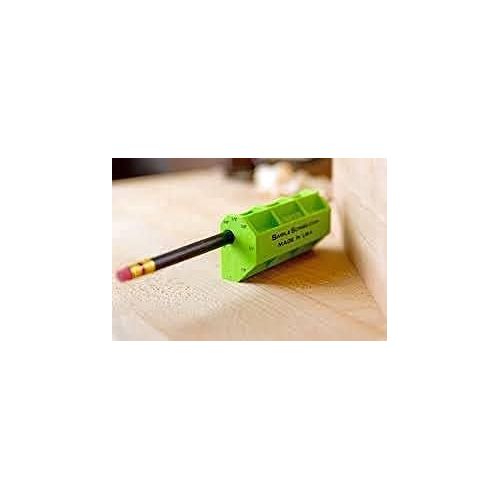  Simple Scribe Scribing Tool for Woodworking, Carpentry Tool Ideal for Cabinets, Countertops, Flooring, and Paneling, Multipurpose Pencil Scribe Tool for Marking (Green)