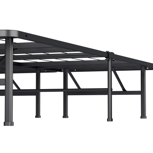  Simple Houseware 14-Inch Full Size Mattress Foundation Platform Bed Frame, Full