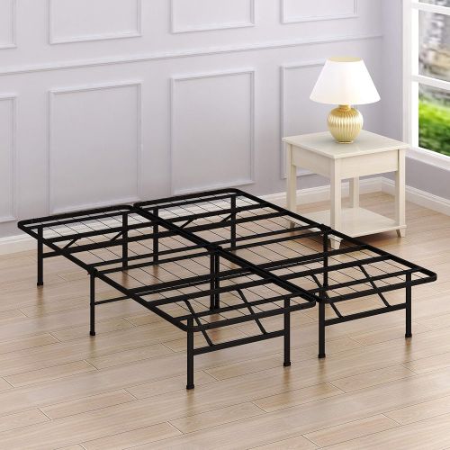  Simple Houseware 14-Inch Full Size Mattress Foundation Platform Bed Frame, Full