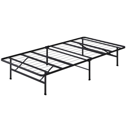  Simple Houseware 14-Inch Twin Size Mattress Foundation Platform Bed Frame, Twin