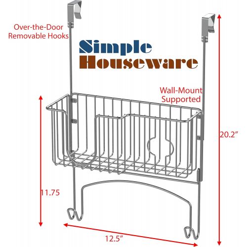  [아마존베스트]Simple Houseware Over-The-Door/Wall-Mount Ironing Board Holder