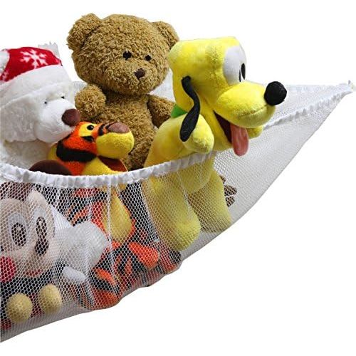  2 PK - Simplehouseware Stuffed Animal Jumbo Toy Storage Hammock