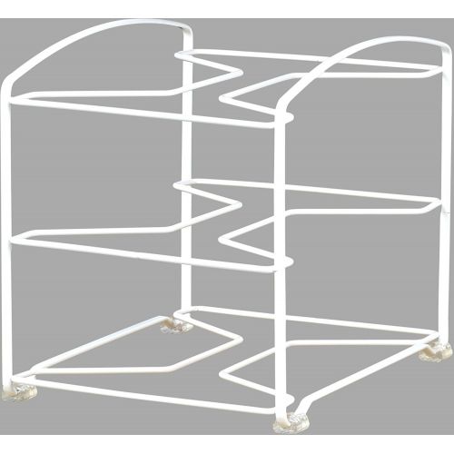  SimpleHouseware Kitchen Wrap Organizer Rack, White