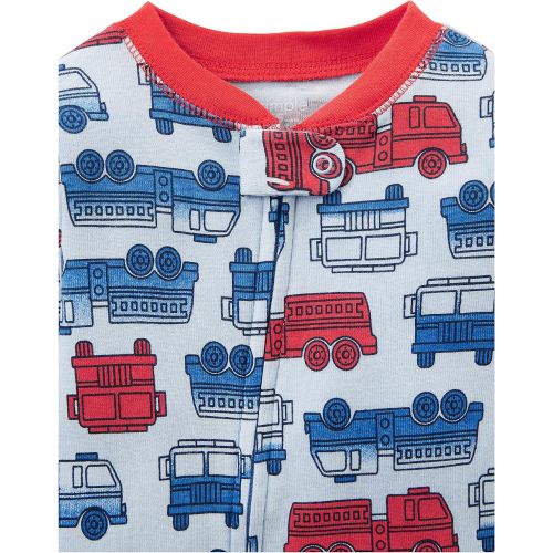  Simple Joys by Carters Baby and Toddler Boys 3-Pack Snug Fit Footed Cotton Pajamas