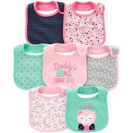 [아마존베스트]Simple+Joys+by+Carter%27s Simple Joys by Carters Baby Girls 7-Pack Teething Bibs