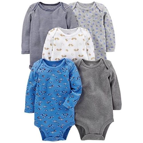  Simple Joys by Carters Baby Boys 5-Pack Long-Sleeve Bodysuit