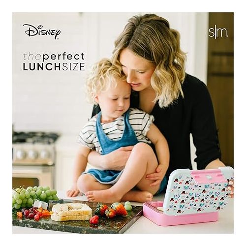  Simple Modern Bento Lunch Box for Kids | BPA Free, Leakproof, Dishwasher Safe | Lunch Container for Girls, Toddlers | Porter Collection | 5 Compartments | Unicorn Fields