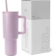 Simple Modern 40 oz Tumbler with Handle and Straw Lid | Insulated Cup Reusable Stainless Steel Water Bottle Travel Mug | Mothers Day Gifts for Mom Women Her | Trek Collection | Lavender Mist